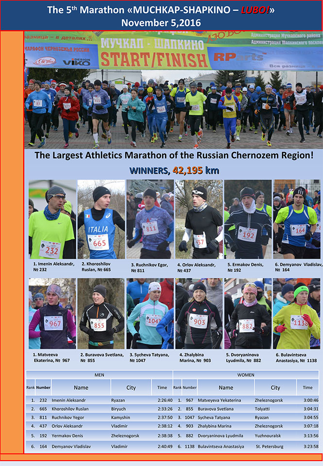 5 marathon Muchkap Shapkino 2016 en1